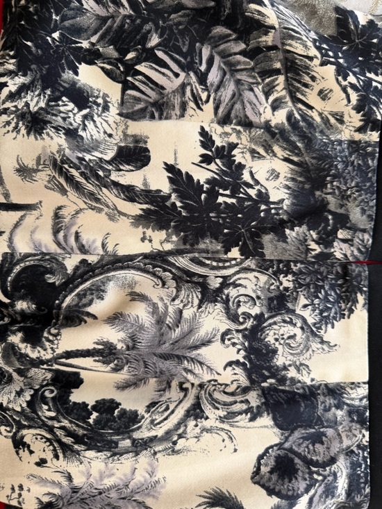 Black Halo Black, White & Red Printed Spaghetti-Strap Mini Dress - Picture 4 of 6